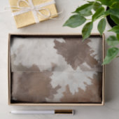 Cremebraun Abstrakt Seidenpapier (Geschenk)