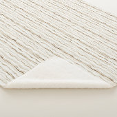 Cremebraune Streifen Sherpadecke (3/4)