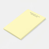 Cremefarbe Einzigartig Original Klassisch Professi Post-it Klebezettel (angewinkelt)