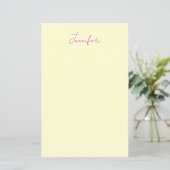 Cremefarbe eleganter moderner minimalistischer ein (Stehend Vorderseite)