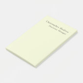 Cremefarbe Minimalist Modern Einfach Schlicht Post-it Klebezettel (angewinkelt)
