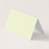 Cremefarbe Minimalist Modern Einfach Schlicht  Visitenkarten (Rückseite)