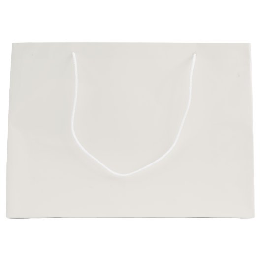 cremefarben, milchweiß, warm weiß große geschenktüte (Vorderseite)