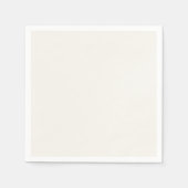 cremefarben, milchweiß, warm weiß serviette (Vorderseite)