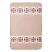 Cremefarben und weiß badematte (Vorderseite Vertikal)