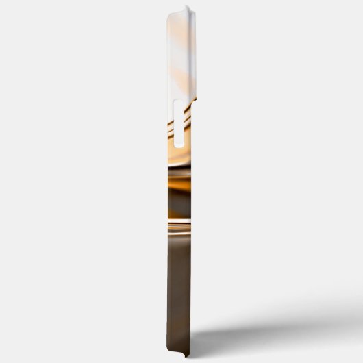 Cremefarbene bis braun gedrehte reflektierende Bel Case-Mate iPhone Hülle (Rückseite / Rechts)