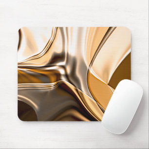 Cremefarbene bis braun gedrehte reflektierende Bel Mousepad