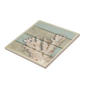 Cremefarbene Koralle Fliese (Seite)