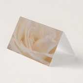 Cremefarbene Rose Abschlusskarte (Vorderseite)