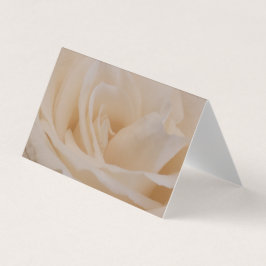Cremefarbene Rose Abschlusskarte