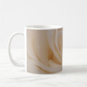 Cremefarbene Rose schließen Kaffeetasse (Links)