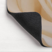 Cremefarbene Rose schließen Mousepad (Ecke)