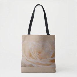 Cremefarbene Rose schließen Tasche