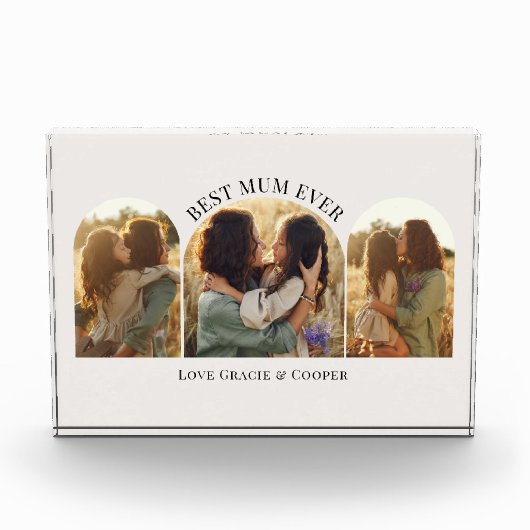 cremefarbener Arsch mit Foto bester Mum (Vorderseite)