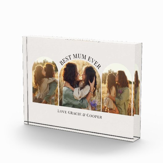 cremefarbener Arsch mit Foto bester Mum (Rechts)