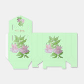 cremefarbener Hintergrund hübsche rosa Blume für H Geschenkschachtel (Ungefaltet)