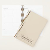 Cremefarbener Planer | Elegant & Personalisiert (Anzeige)