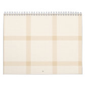 Cremefarbener Stoff mit subtiler, wiederholender, Kalender (Titelbild)