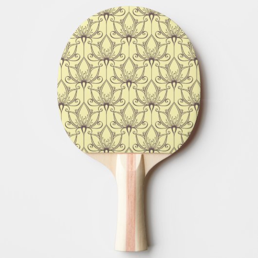Cremeflormuster Tischtennis Schläger (Vorderseite)