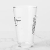 Cremeglas des Navy-Flyers Glas (Links)