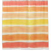 Cremeklemme Streifen Art Printwerbung Duschvorhang (Vorderseite)