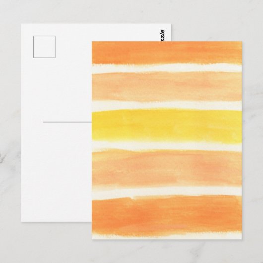 Cremeklemme Streifen Art Printwerbung Postkarte (Vorne/Hinten)