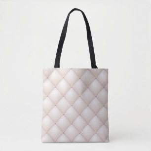 Cremeleder, Vintage Polsterstruktur. Tasche
