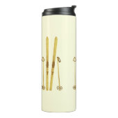 Cremeschi und Pole | Vintage Skizze Thermosbecher (Nach links gedreht)