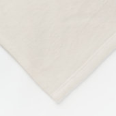 Cremeweiß Blaue Streifen Schleife Fleecedecke (Ecke)