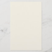 Cremeweiß einfarbig briefpapier (Rückseite)