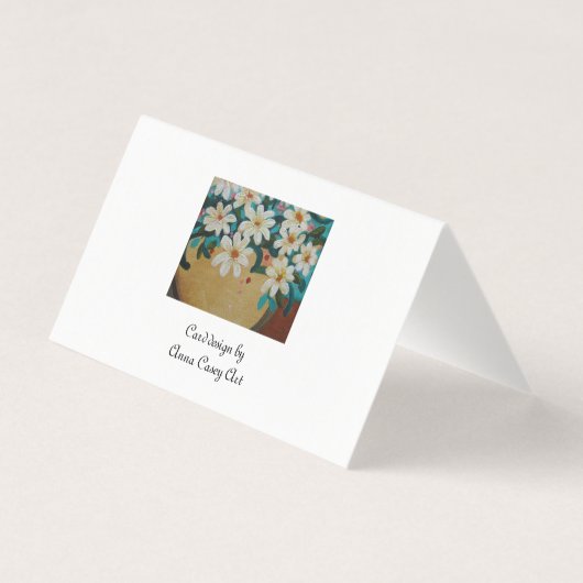 Cremeweiße Blume (Rückseite)