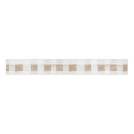 Cremeweiße Karopfeifen Ripsband