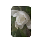 Cremeweiße Magnolia-Blume Badematte (Vorderseite Vertikal)