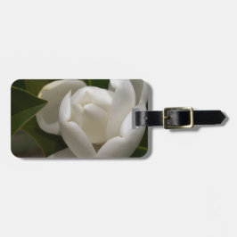 Cremeweiße Magnolia-Blume Gepäckanhänger