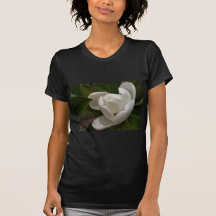 Cremeweiße Magnolia-Blume T-Shirt