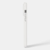 Cremeweiße Perlen iPhone Hülle (Linke Seite)