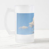 Cremewolken Mattglas Bierglas (Links)