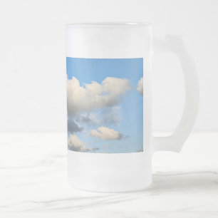 Cremewolken Mattglas Bierglas