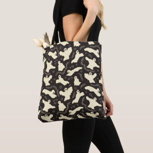 Cremige Geister - Halloween-Muster. Tasche