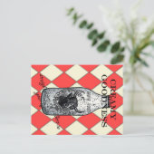 Cremige Köstlichkeit Postkarte (Stehend Vorderseite)
