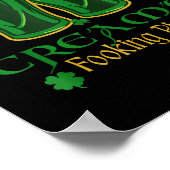 Cremige verflixt Pints St. Patricks Day lustig iri Poster (Ecke)