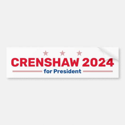 Crenshaw 2024 Autoaufkleber (Vorne)