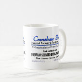 Crenshaw Bros Scented Embalming Fluid Promo Kaffeetasse (VorderseiteRechts)
