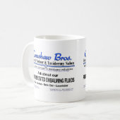 Crenshaw Bros Scented Embalming Fluid Promo Kaffeetasse (Vorderseite Links)