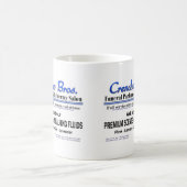 Crenshaw Bros Scented Embalming Fluid Promo Kaffeetasse (Mittel)