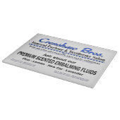 Crenshaw Bros Scented Embalming Fluid Promo Schneidebrett (Ecke)