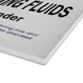 Crenshaw Bros Scented Embalming Fluid Promo Schneidebrett (Ecke)