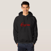 Crenshaw Kalifornien Text Hoodie (Vorne ganz)