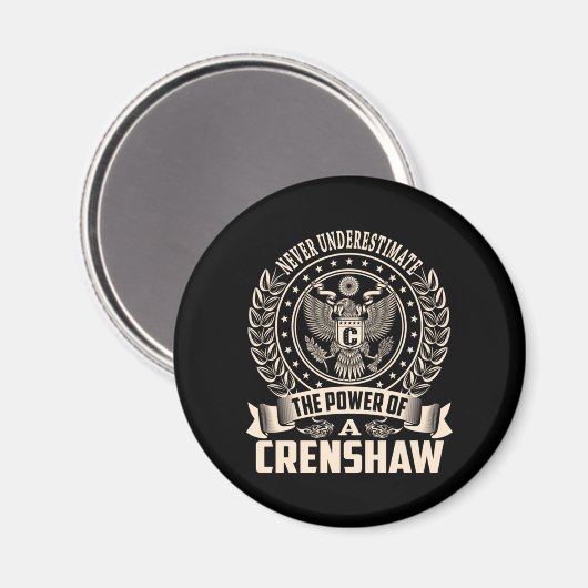 CRENSHAW MAGNET (Vorderseite/Rückseite)