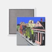 Creol Hütte New Orleans Magnet (Vorderseite/Rückseite)